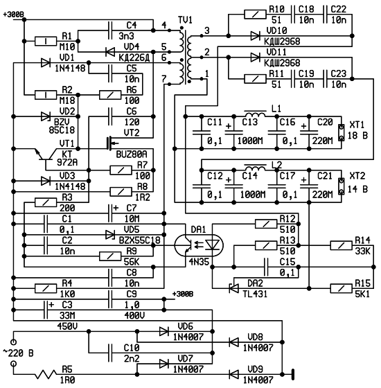 De41 00126a принципиальная схема